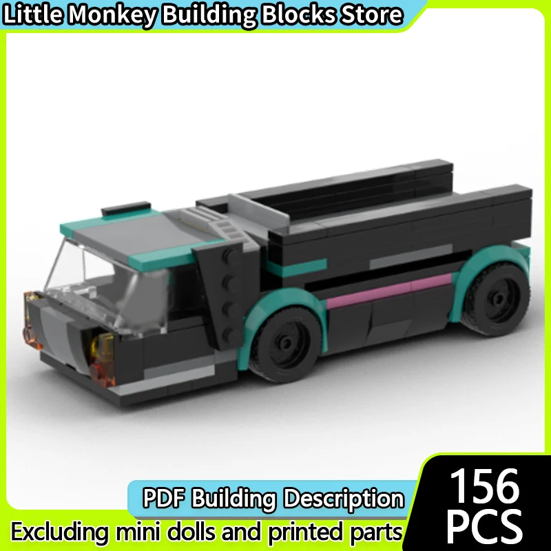 

Speed Racing Car Model MOC Building Bricks Classic Low Tipper Truck Modular Technology Children Holiday Gifts Assemble Toys Suit