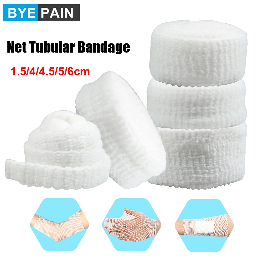 BYEPAIN 1 Roll Tubular Bandage Elastic Net Wound Dressing Elastic Dressing Retainer Tubular Stretch Elastic Gauze Bandage