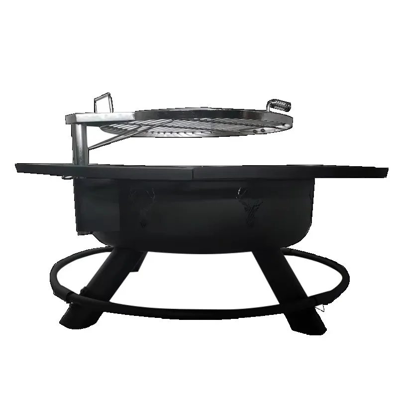 2026 High Quality Wholesale 2 In 1 Multifunctional Patio Wood-Burning Stove Latest Stove With Removable Cooking Grill
