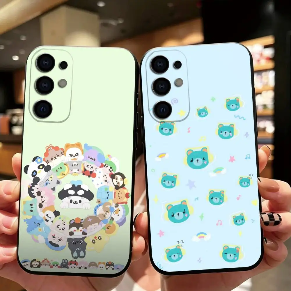 Cartoon Mascot GMMTV Phone Case For Samsung S26,S25,S24,S23,S22,S21,S30,Ultra,Plus,Fe,Soft Silicone Black Cover Gift