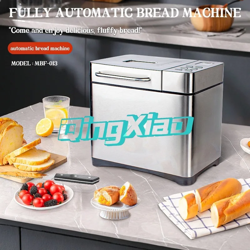 Household Automatic Multifunctional Smart Bread Maker With Non Stick Inner Pot Preset Programs For Bread Cake Jam Making