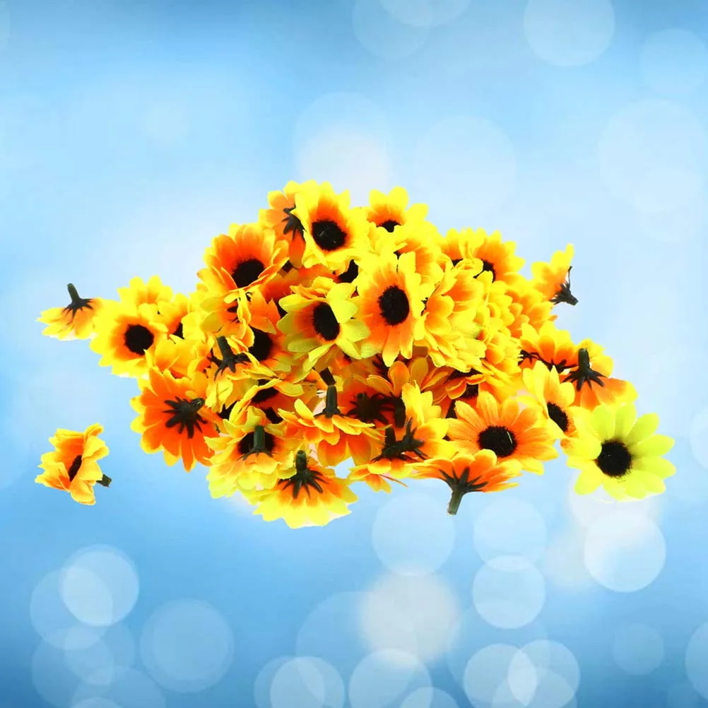 

Home Simulated Sunflower Head Artificial Flowers Festival Accessories Birthday Ambience Props