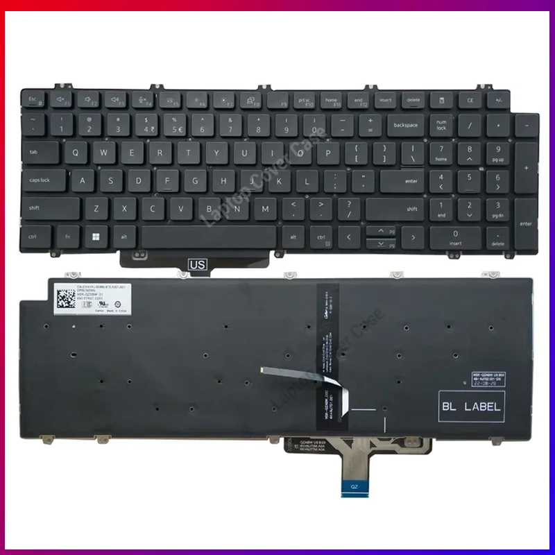 

НОВАЯ клавиатура для ноутбуков US/Latin для моделей Latitude 5520, 5521, Precision 3560, 3561