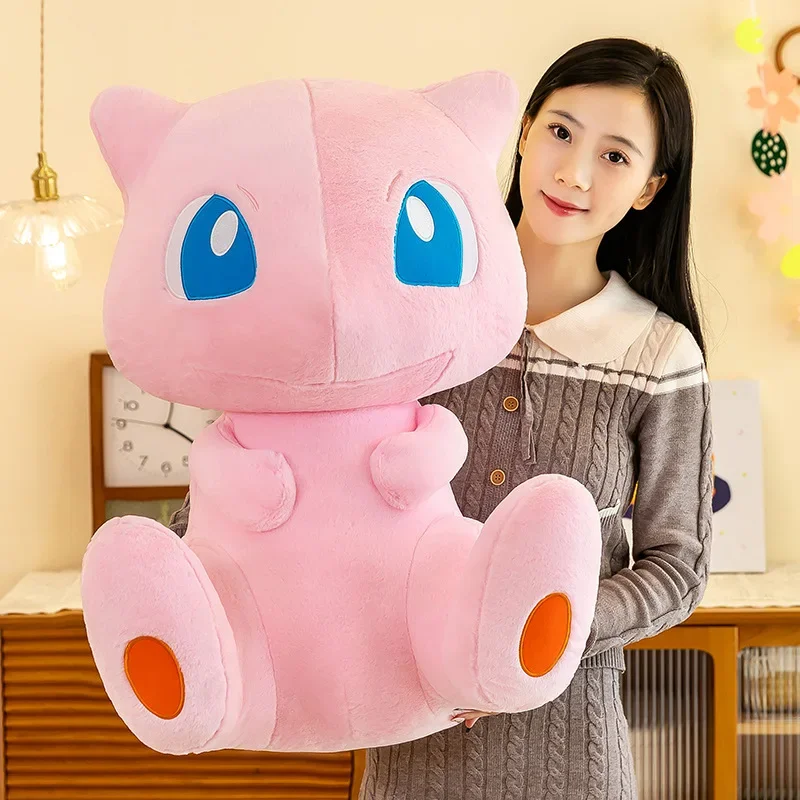 35-70CM New Pokemon Mew Plush Huge Toys Mewtwo Pokémon Anime Doll Cute Rabbit Stuffed Plushie Gift for Children Birthday Kids