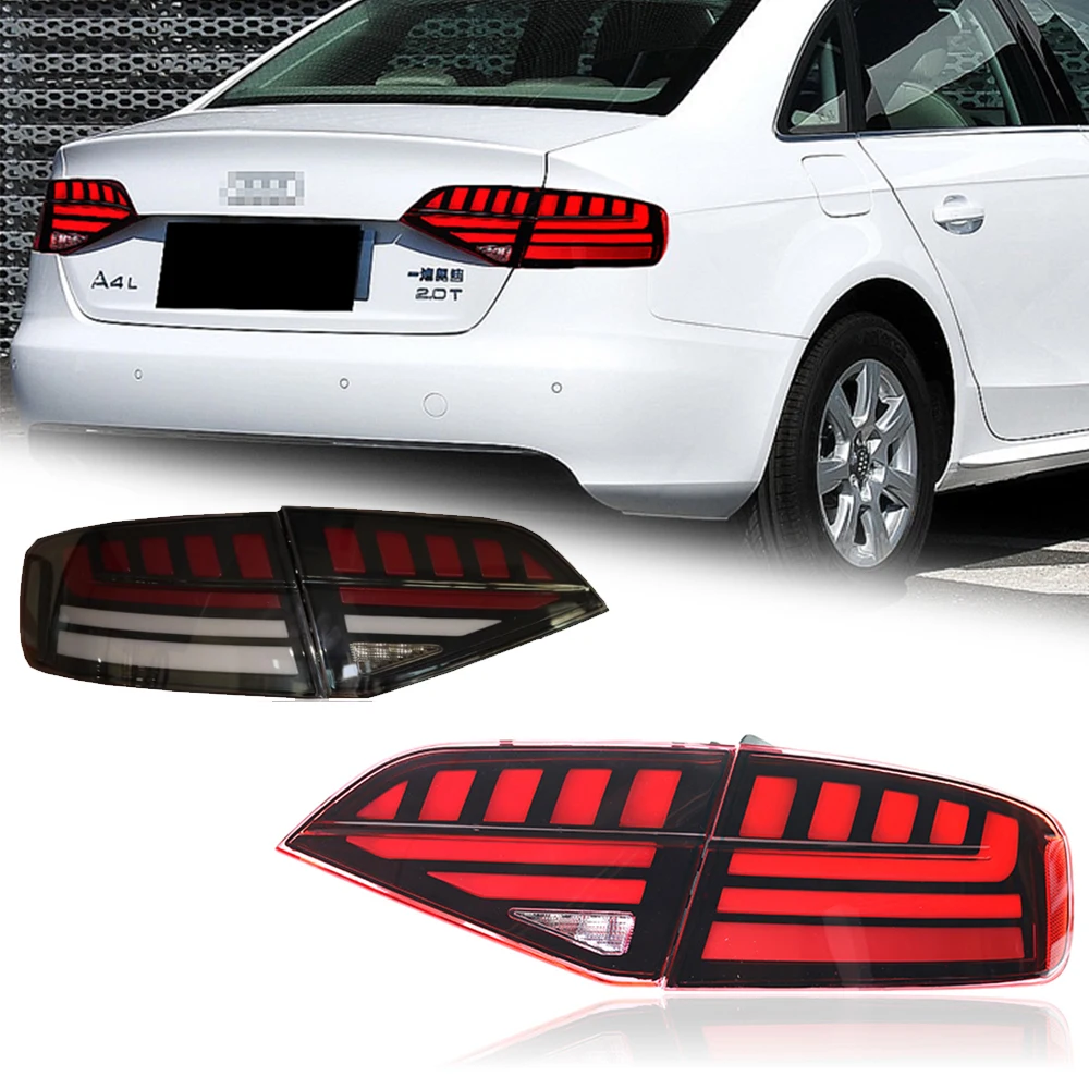 

Pop LED Tail Lights For AUDI A4 B8 2009-2012 New Style Full Led DRL Car Taillights Assembly Signal Accessories Modified Lamp