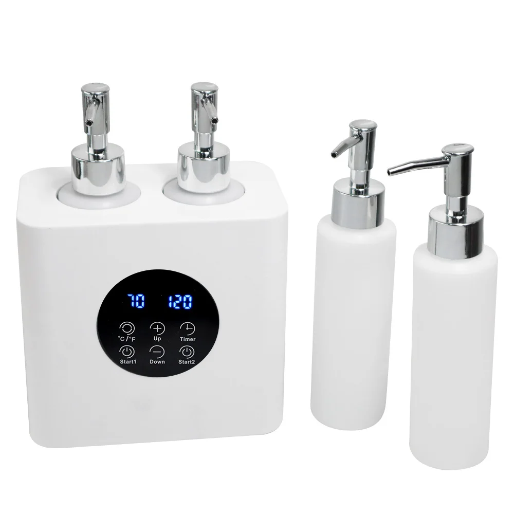 

Looook Store Double Tube Essential Oil Body Lotion Heating Machine Touch Display Massage Oil Heater Essential Oil Heating