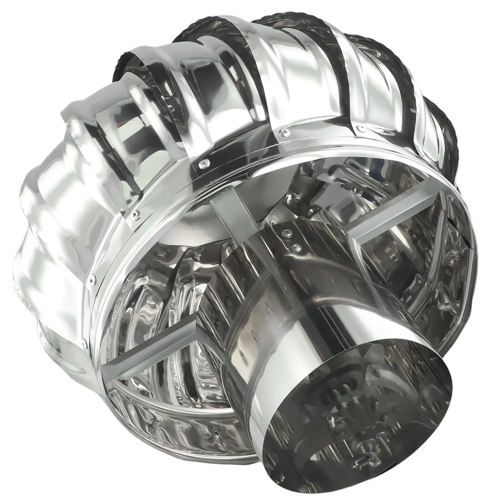 1pc 304 Stainless Steel Roof Ventilator Wind Turbine Vent Attic Ventilator Duct Roof Ventilator 100mm /110mm /150mm /160mm 200mm