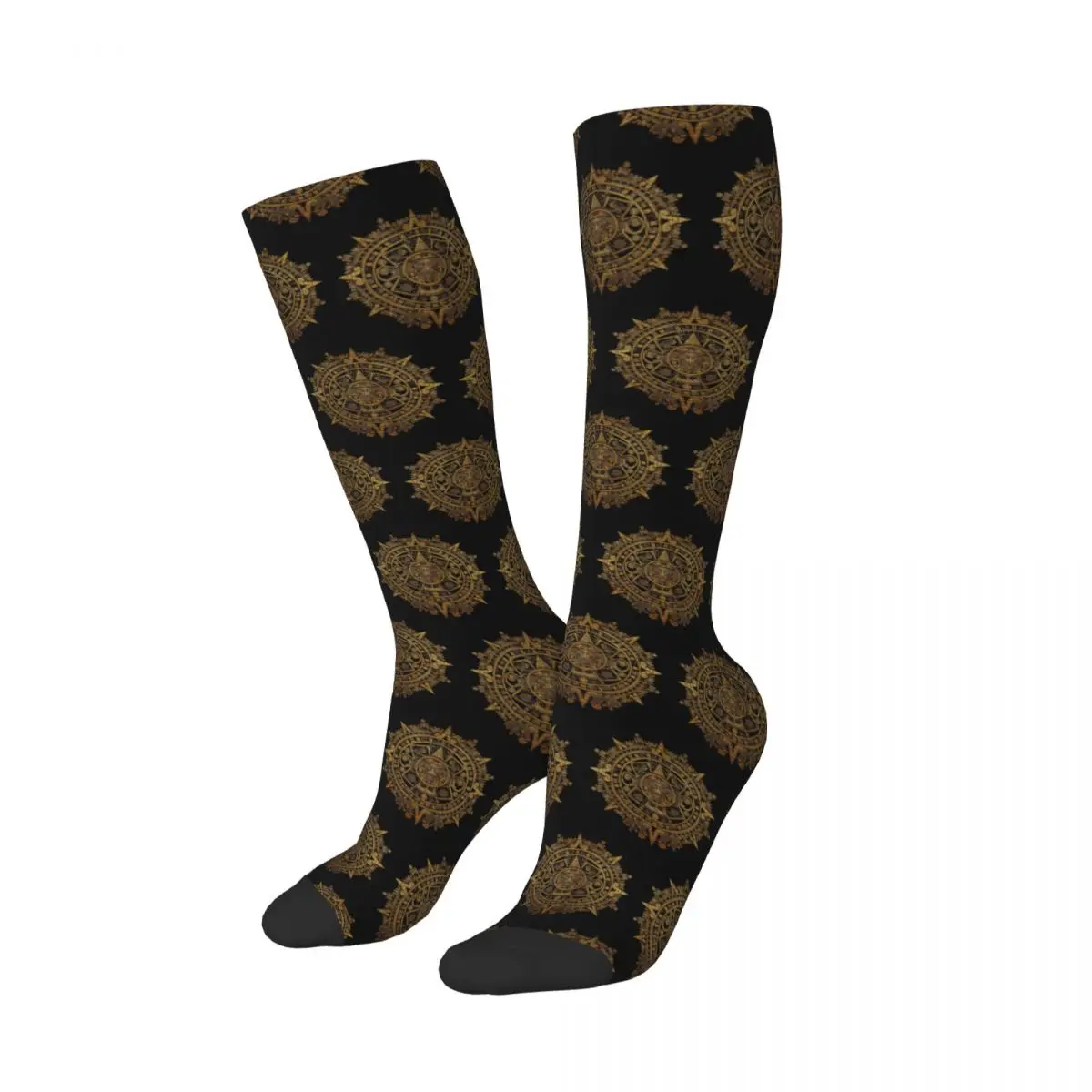 Aztec Calendar Socks Harajuku Stockings All Season Long Socks Accessories for Man Woman Birthday Present