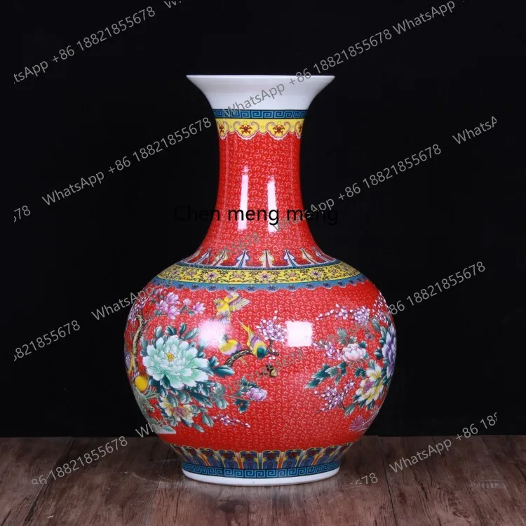 

Ceramic vase, large appreciation vase, retro ceramic home entrance decoration