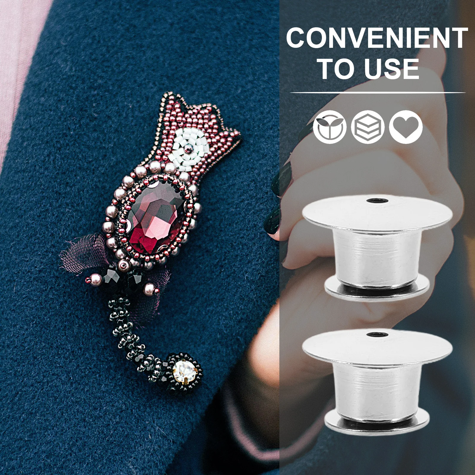 

30pcs Metal Keepers Locking Pin Backs For Diy Jewelry Lapel Pins Badges Brooch Supplies Replacement Pin Clasps Clothes