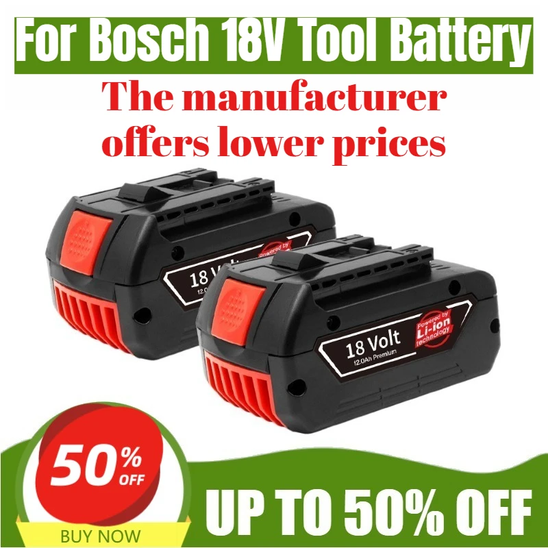 

NEW 18V Ersatz Batterie For Bosch 18V Professionelle System Cordless Werkzeuge BAT609 BAT618 GBA18V80 21700 Zelle