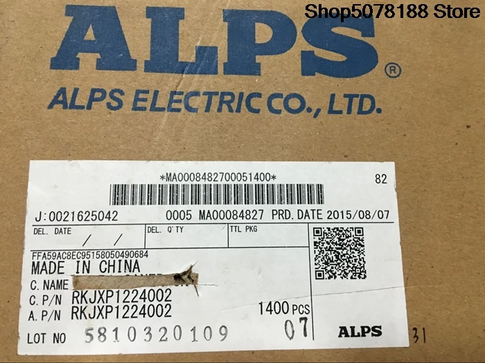 Potentiomètre de joystick japonais ALPS B10K, modèle d'avion, jouet, console de jeu, télécommande RKJXP 1224002