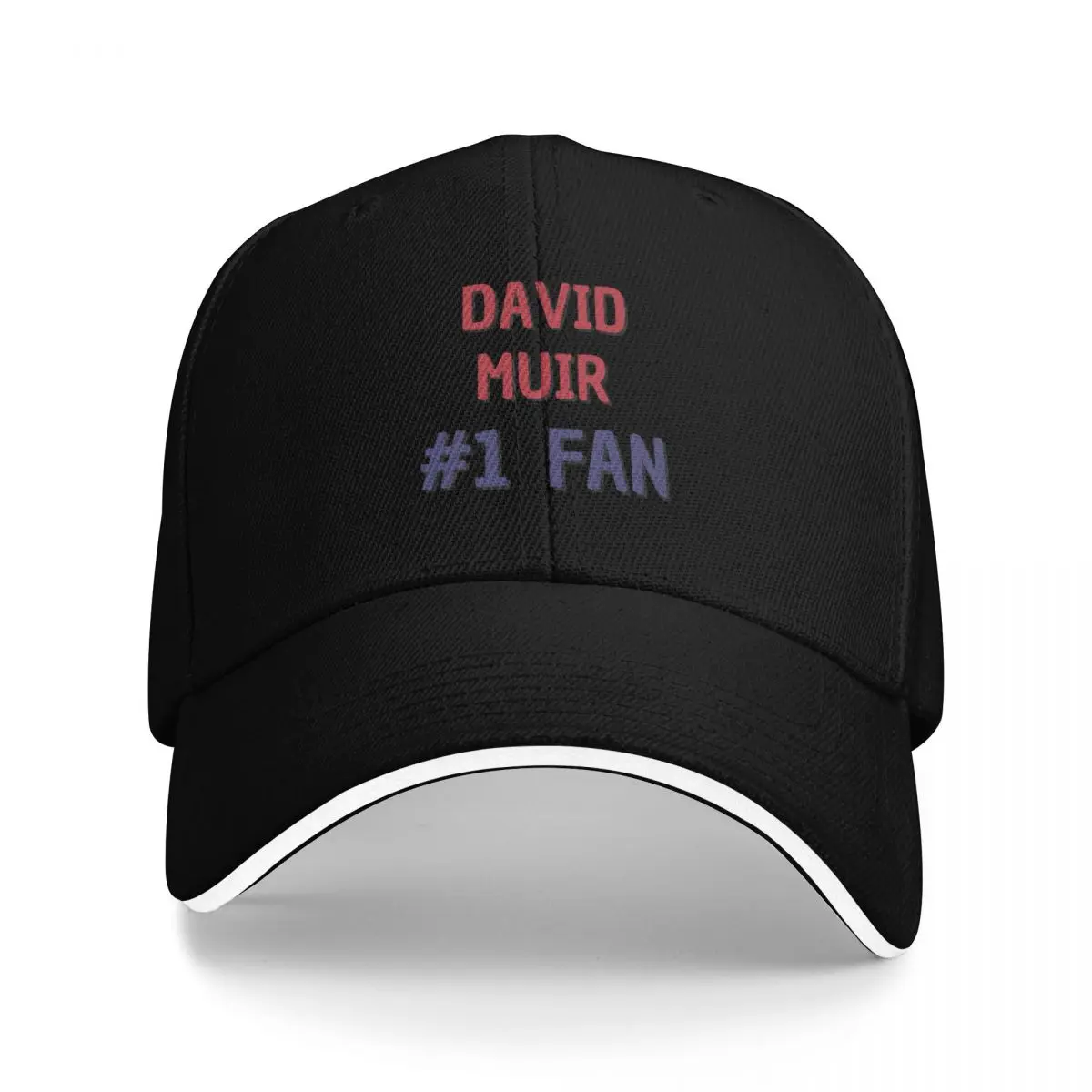 

David Muir #1 Fan Baseball Cap black luxury woman cap Streetwear Golf Wear Men Women's