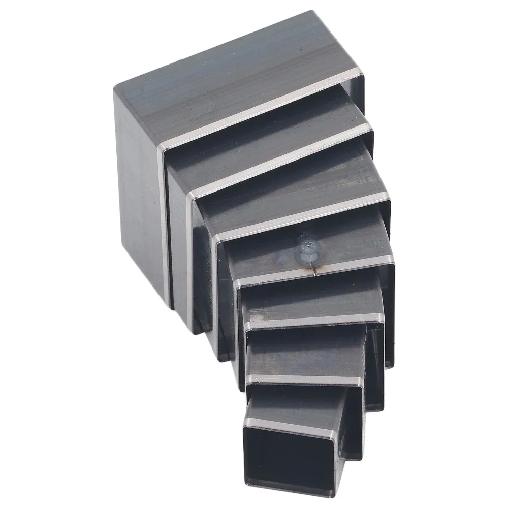 

7PCS Carbon Steel Leather Square Punch Cutter Set Square Shape 20-50mm Die Punch Cutter Set 7 Sizes Punching Die Set