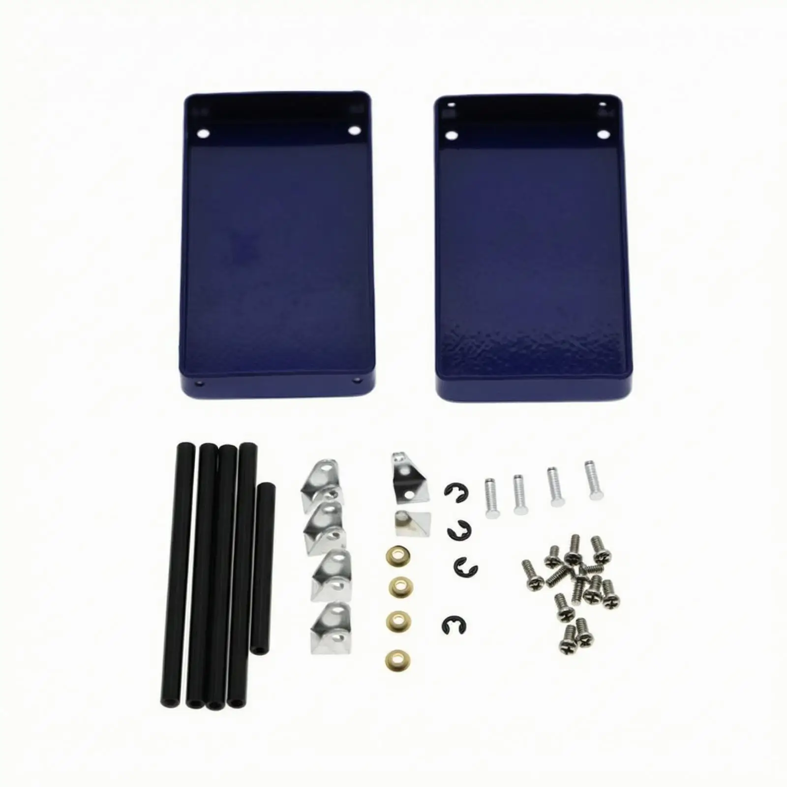 Scale Workshop Tool Cart Two Tier Metal Trolley for Simulation Climbing Car RC Repair Maintenance Gear