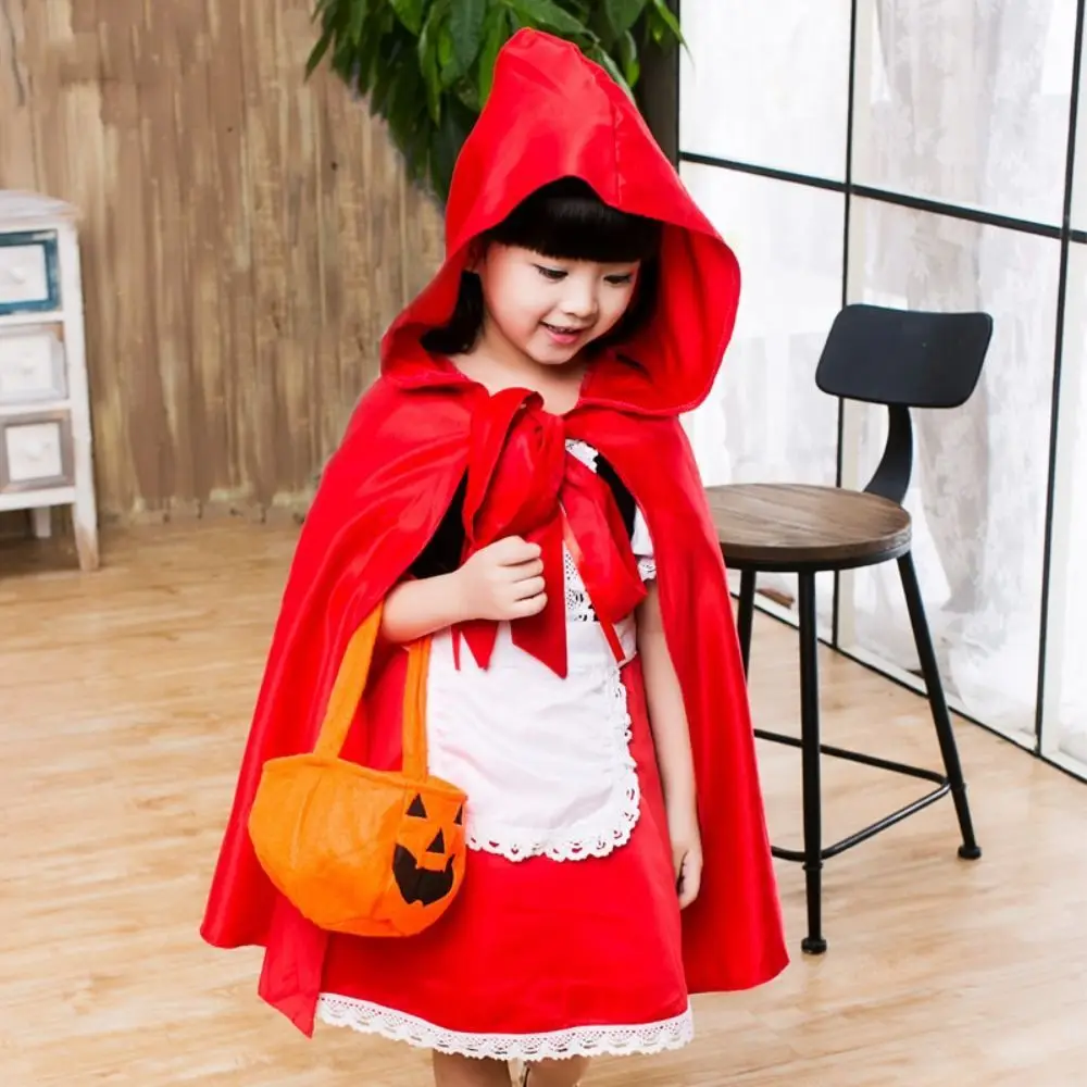 Performance Halloween Christmas Costumes Dress with Cloak Party Princess Costume Set Sweet Funny 4Pieces Cosplay Costumes