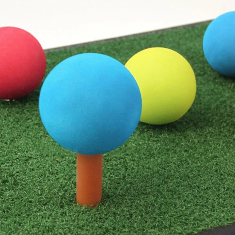 5 pz 65mm EVA morbida schiuma Golf Ball-Golf Swing ausili per la formazione per bambini o adulti, Indoor Putting Green, cortile all'aperto pratica