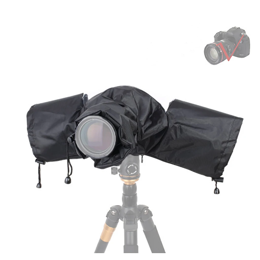 Outdoor Rainproof Rain Cover DSLR Camera Telephoto Lens Protector Waterproof Dustproof Raincoat for Canon Nikon Pentax Sony SLR