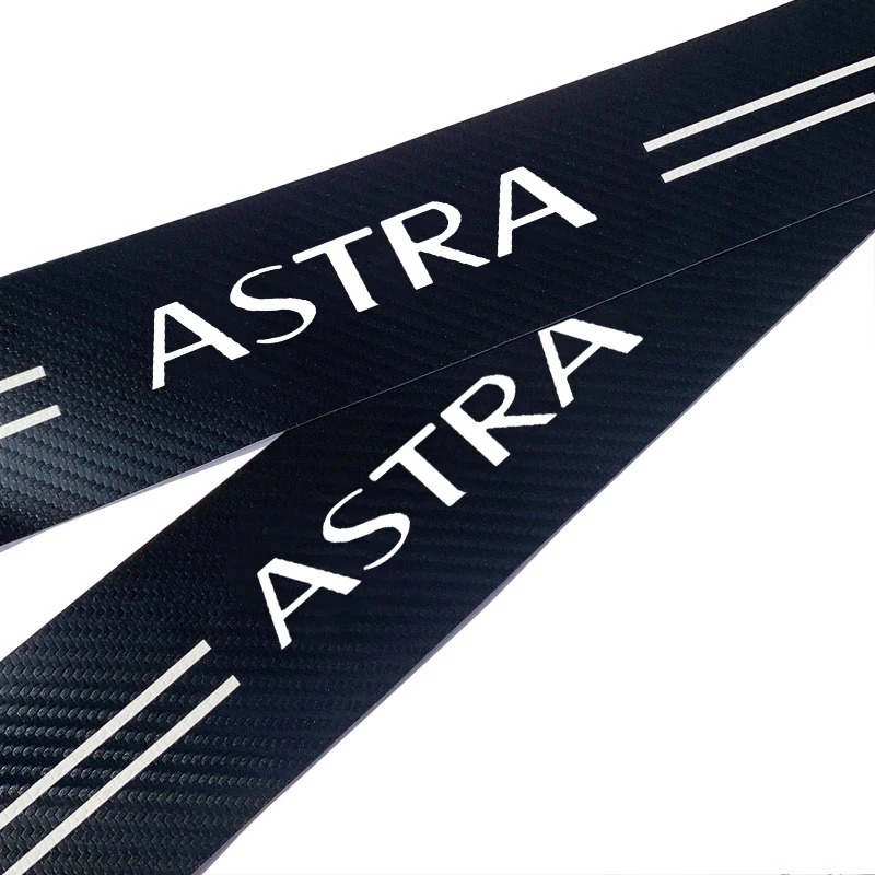 

Car Door Sill Carbon Fiber Car Sticker Protector Strip Waterproof Protect Film for opel Astra accessorie Anti-drity Anti-scratch