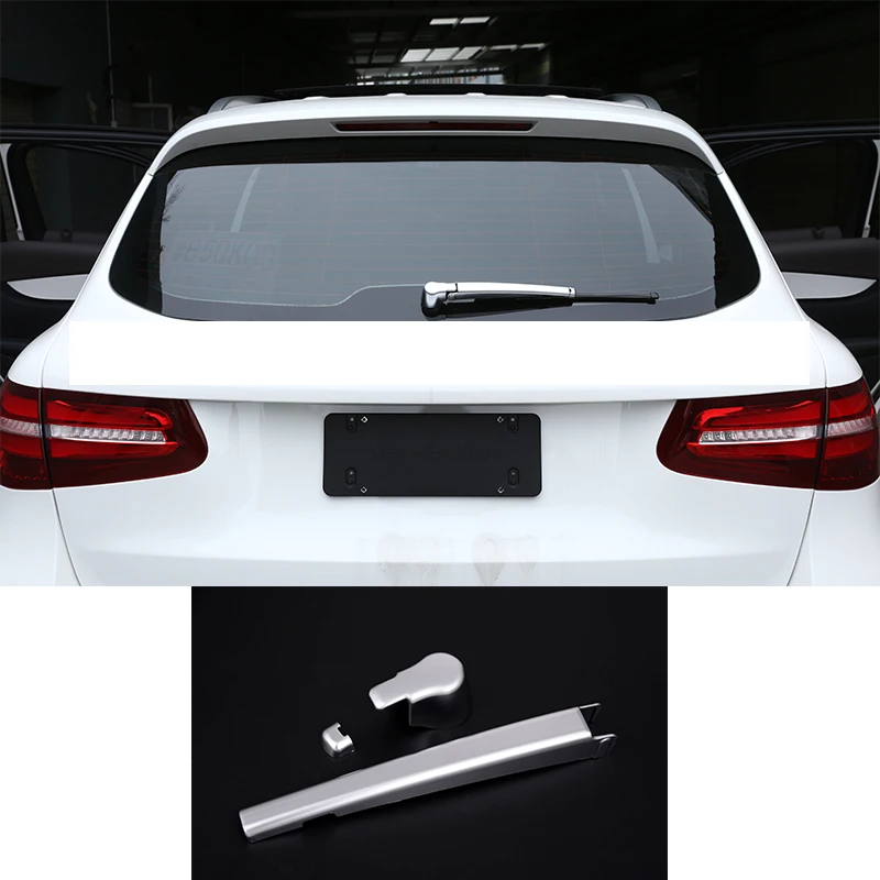 ABS for Mercedes-Benz GLC/X253 2016-2022 Car rear wiper decorative cover Rear wiper protective cover Auto accessories