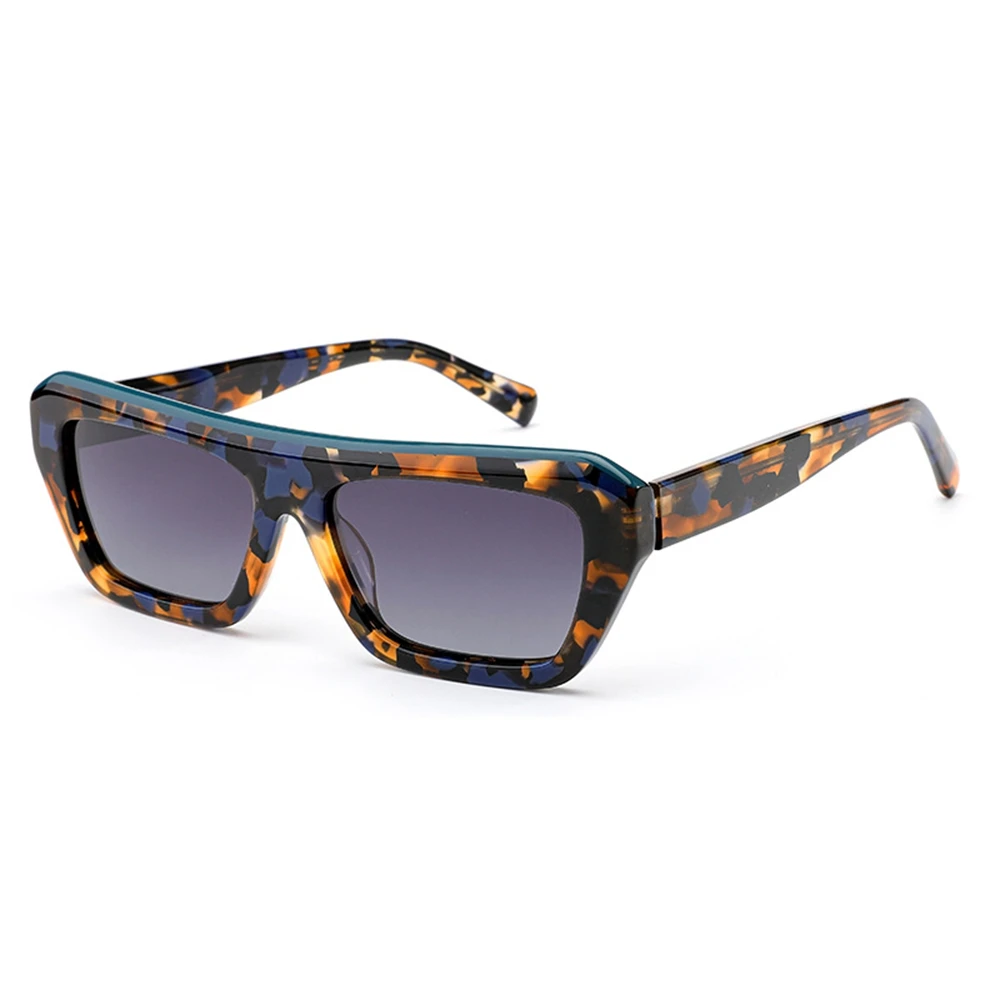 ShinyCo Marca de luxo nicho exclusivo, legal e elegante, anti luz azul, estilo rua, óculos de sol