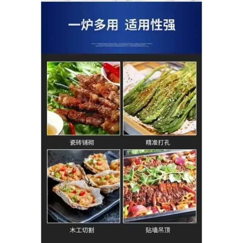 شواية منزلية جديدة. للاستخدام التجاري. شواية الغاز مع الغاز المسال. تستخدم لشوي المحار والأسياخ. #3