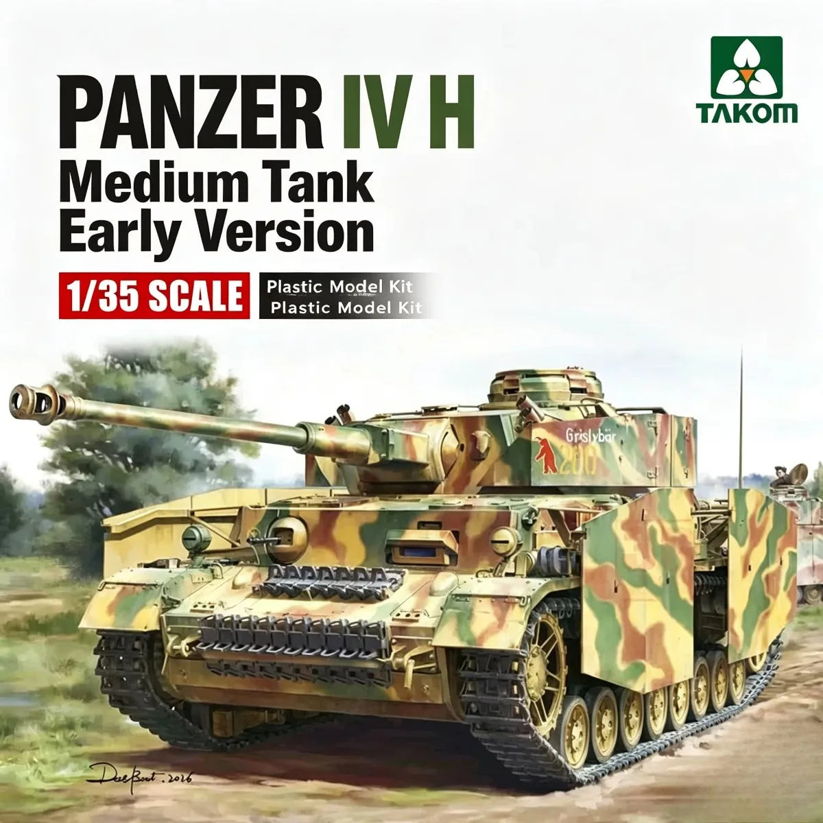 Military Hobby Gift Pz.Kpfw.IV Ausf.H Early Sd.Kfz.161/2 Medium Tank Assembly Kit Takom 8019 1/35 Scale Armored Vehicle Model