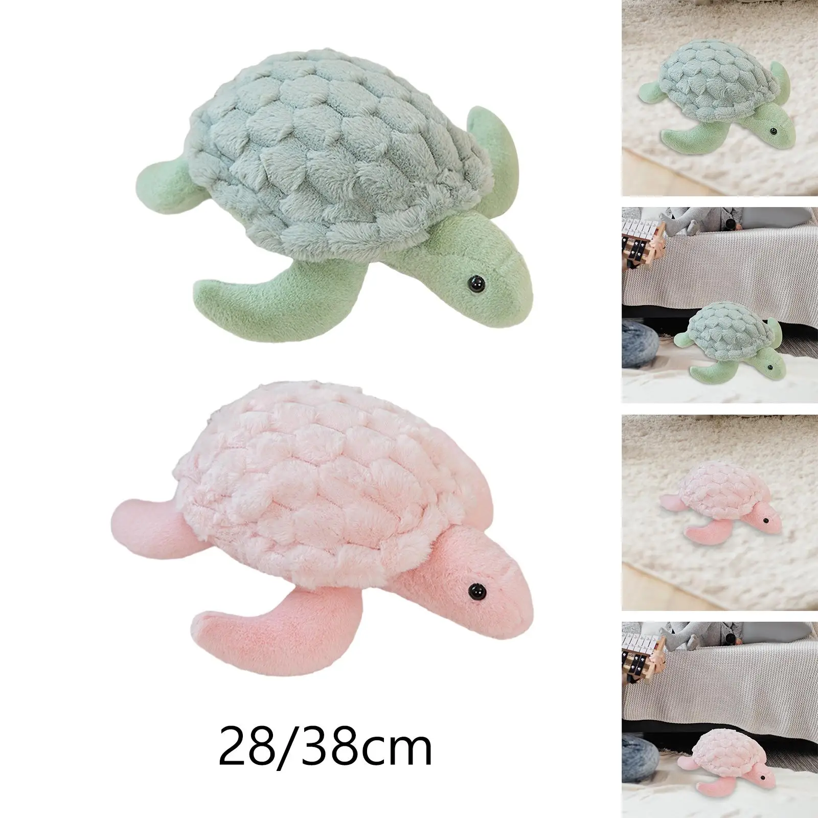 Almohada de peluche de tortuga, juguete de simulación de animales de peluche, regalos del Día de San Valentín para novia, juguetes de peluche suaves para dormitorio