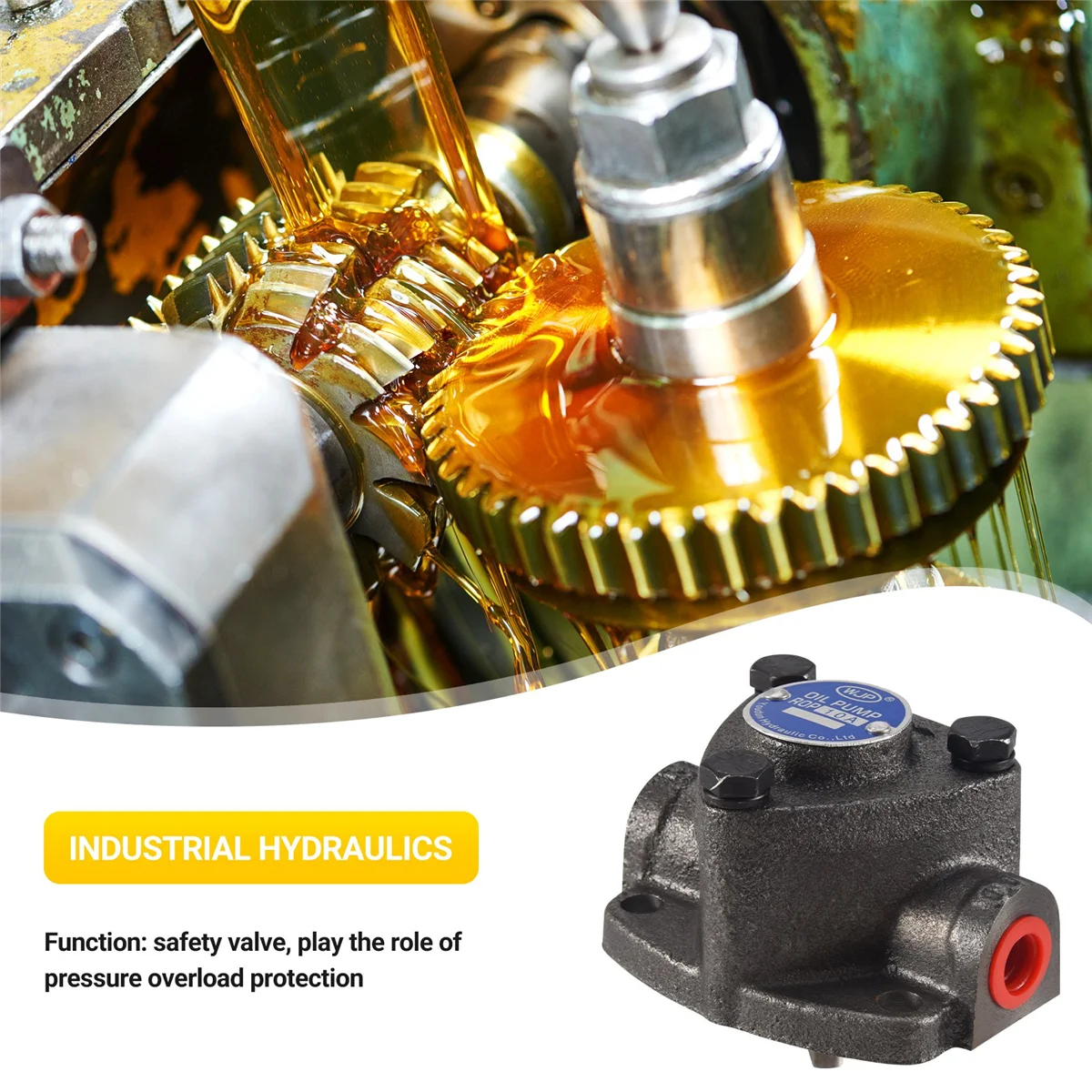 WJP Top Cycloid Oil Pump ROP-10A Triple-cornered Pump Small Gear Pump for Lubrication YDH