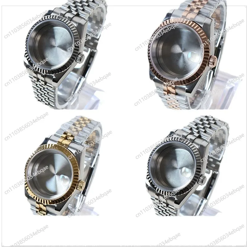 For Case Full Yacht Three-Piece Suite Gold 413640 Dog Tooth Ring Stainless Steel