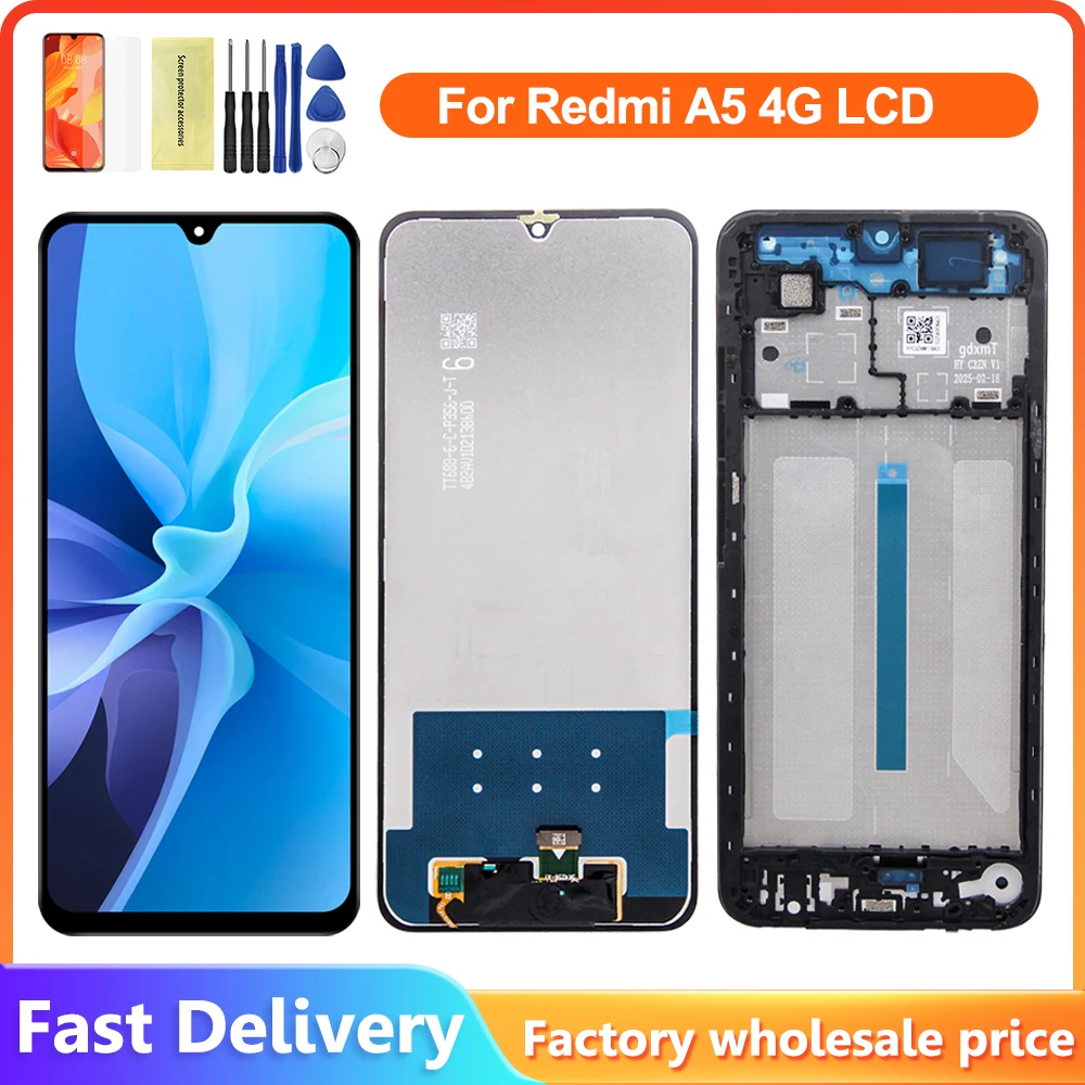 6.88 ''Para Xiaomi Redmi A5 25028PC03G Display LCD Touch Screen Digitador Assembléia Substituição Para Redmi A5 4G LCD 25028RN03A