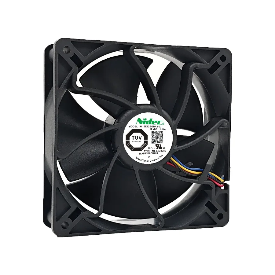 AA + for original Nidec W12E12BGBA5-07 12038 12V 2.61A violent large air volume cooling fan