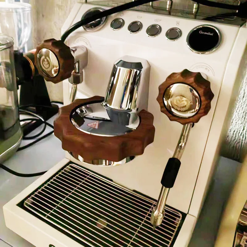 Para gemilai 3145 máquina de café especial atualizado e modificado kit purificador a vapor madeira nogueira