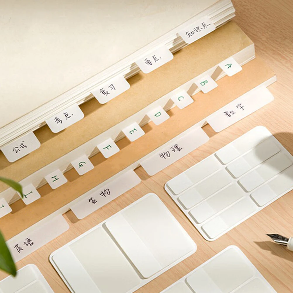 

3 Books Index Tags Sticky Page Markers Notepad Tabs Annotating Flags Notebook Writable Reading Self Adhesive