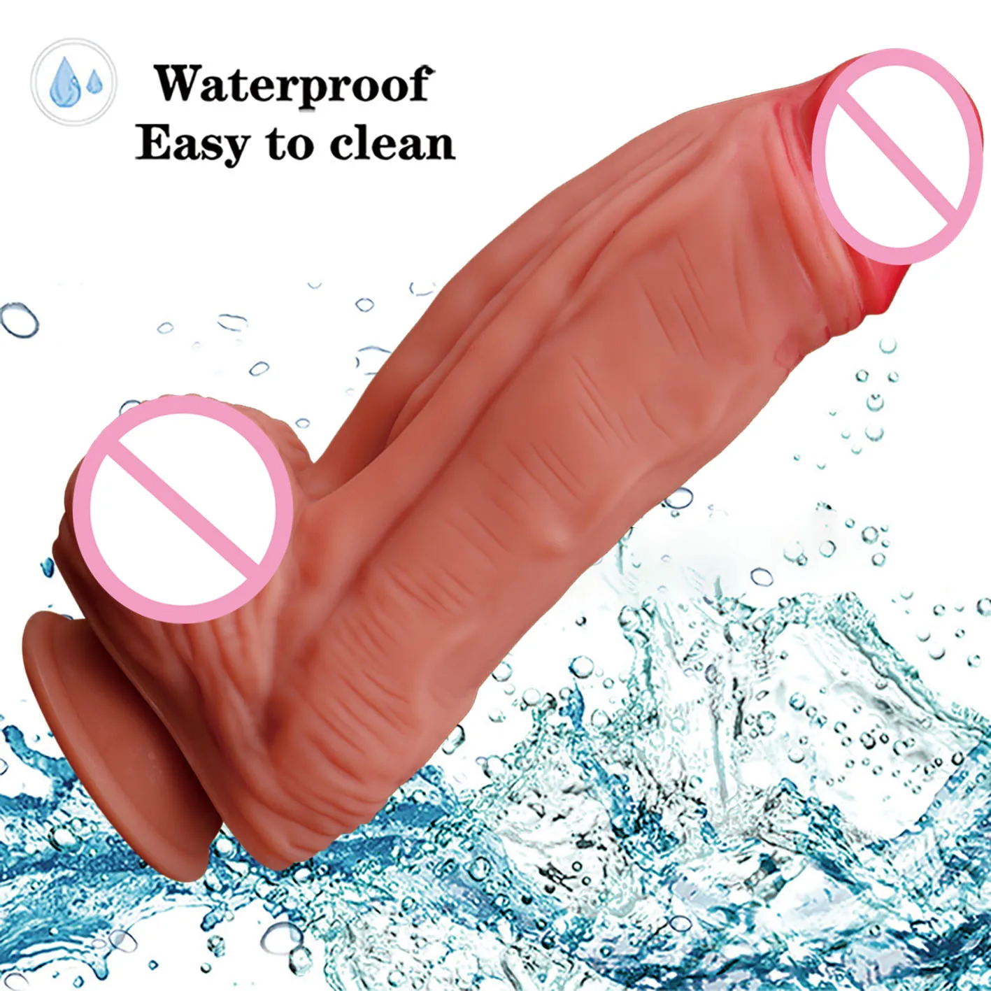 2.7inch Hot Real Skin Big Silicone Dildo Xxl  Realista Penis For Women Dick Sex Product Toys Adult Goods For Women Dildos Gay