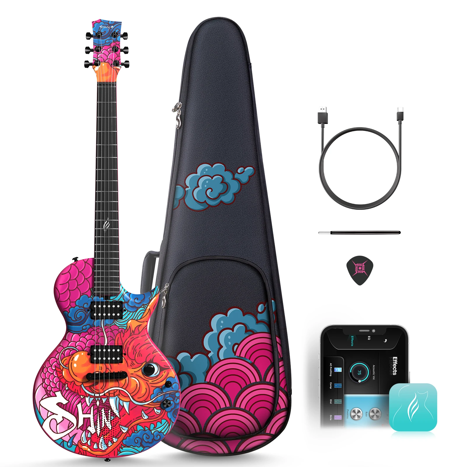 S*W様 ENYA Nova GO Sonic スマートギター Enya Nova Go Sonic Smart Electric Guitar - Terry Carter Music Store