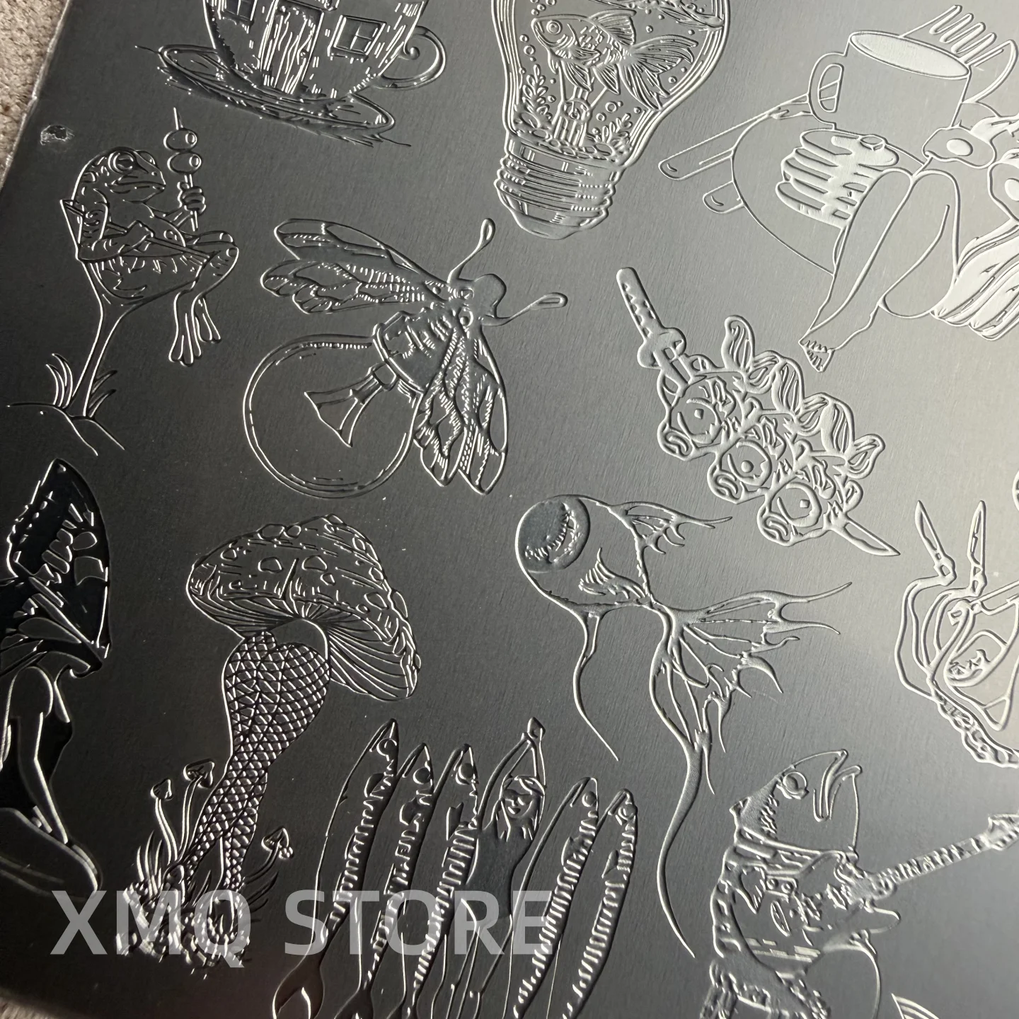 XMQ NAIL ART STAMPING PLATES SCENERY IMAGE PLATES TEMPLATES