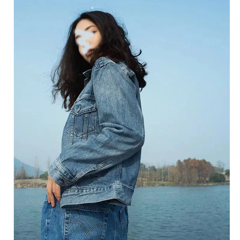 الخريف بدوره إلى أسفل طوق المرأة سميكة لينة الأرز الدبق يشعر عادية اليابانية والكورية طويلة الأكمام #3