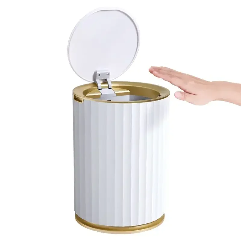 high quality 9L Smart Sensor Trash Can  Home Office Trash Automatic Induction Plastic Smart Trash bin rubbish bin