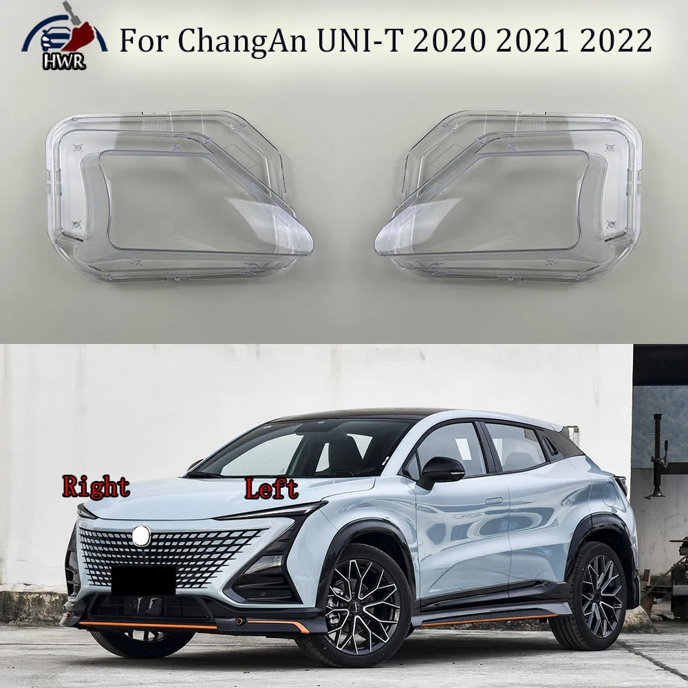 

Headlight Cover Headlamp Shell Transparent Lampshade Case Plexiglass Replace Original Lens For ChangAn UNI-T 2020 2021 2022