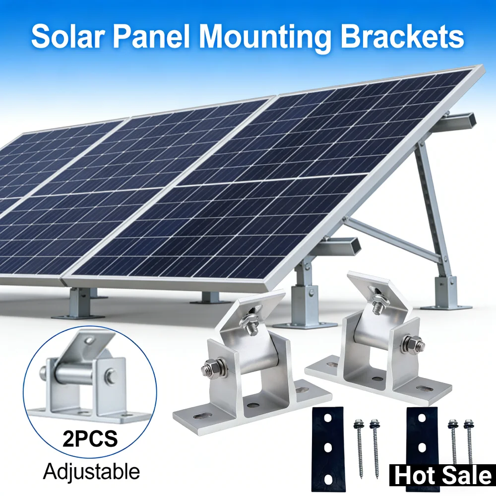 2 шт. алюминиевые кронштейны д – обзор и цена Solar Panel Tilt Mount