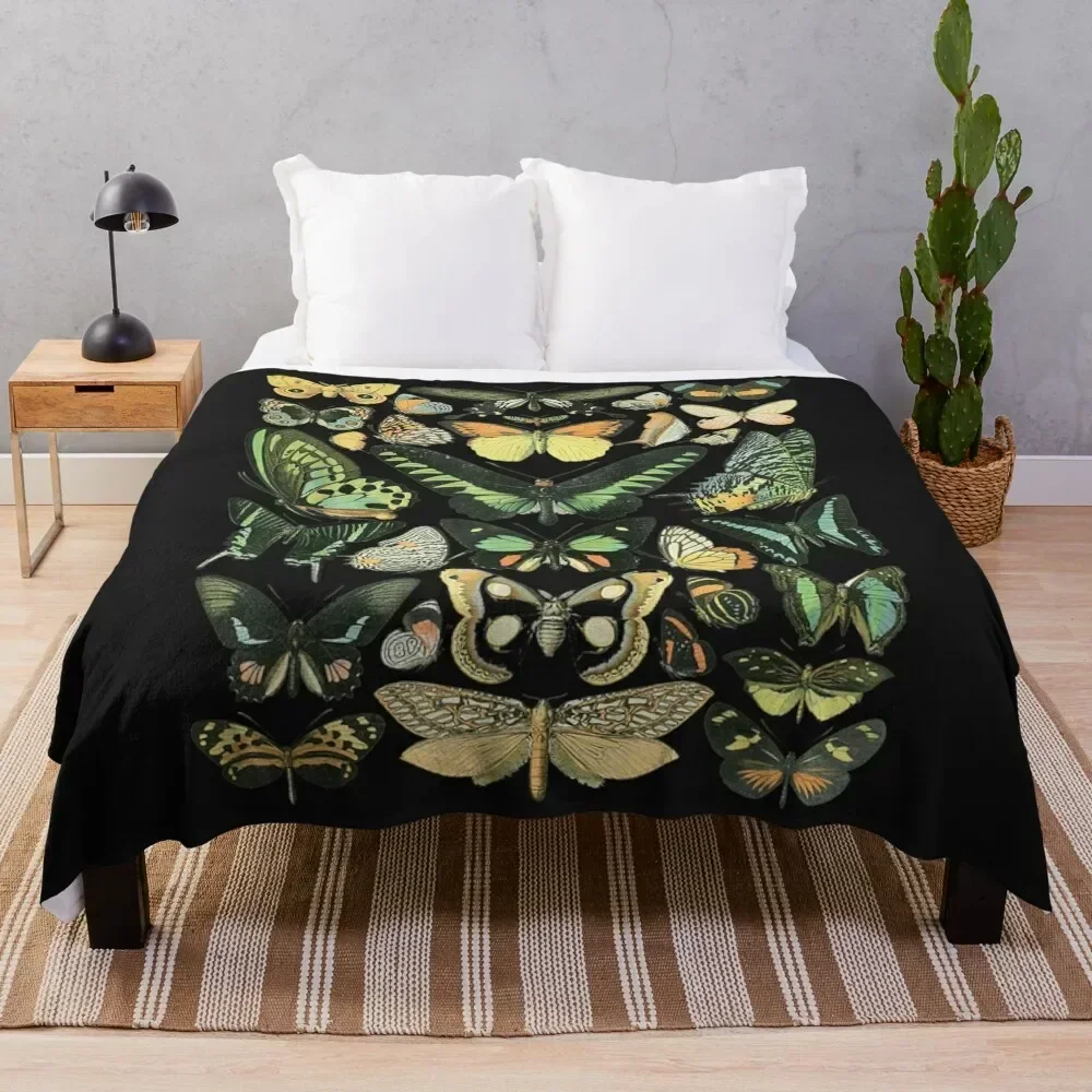 

Vintage Inspired Butterfly Chart TShirt92 Throw Blanket Versatile Cozy Throw Blanket for All Occasions