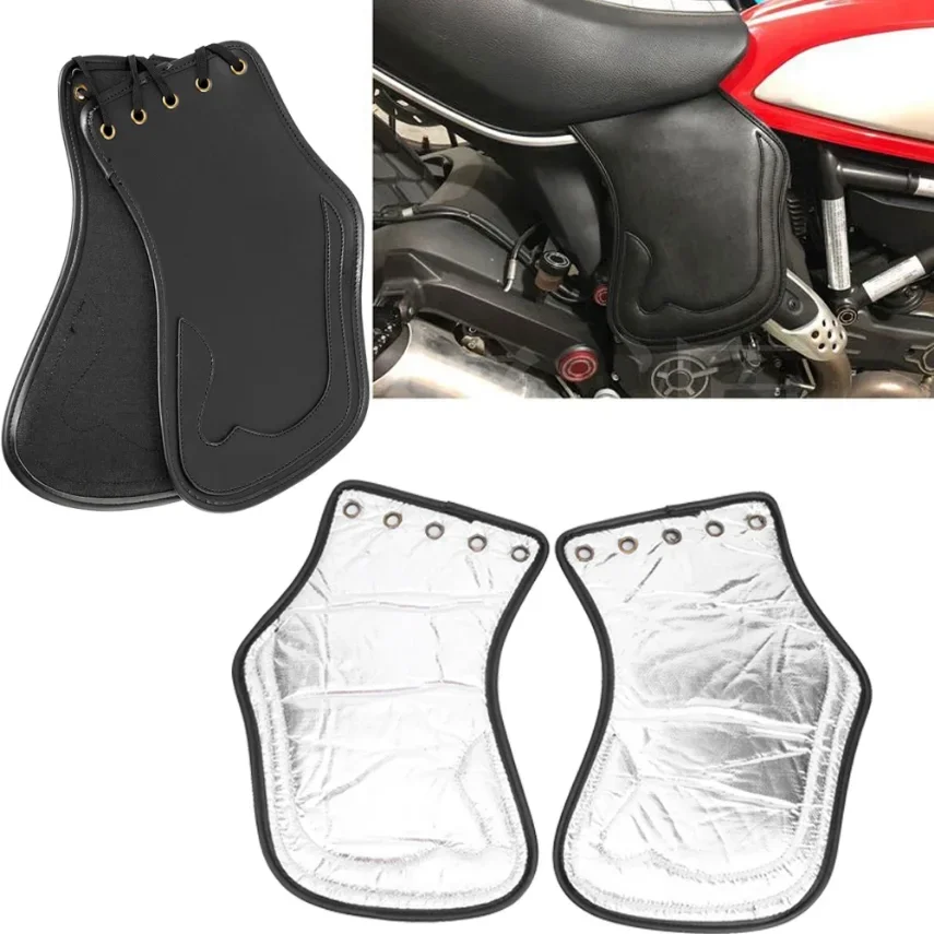 

Универсальные мотоциклетные дефлекторы из искусственной кожи с тепловым седлом, подходят для Harley Sportster XL Touring Road Glide Softail Breakout