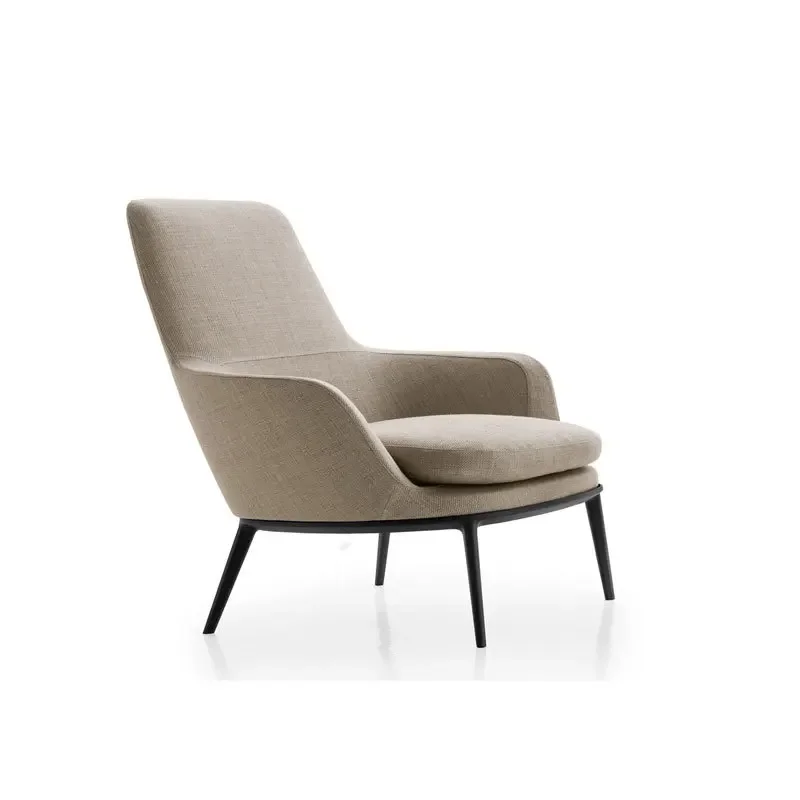 Hotel sofa dining chair study living room high back sofa chair, reception single chair