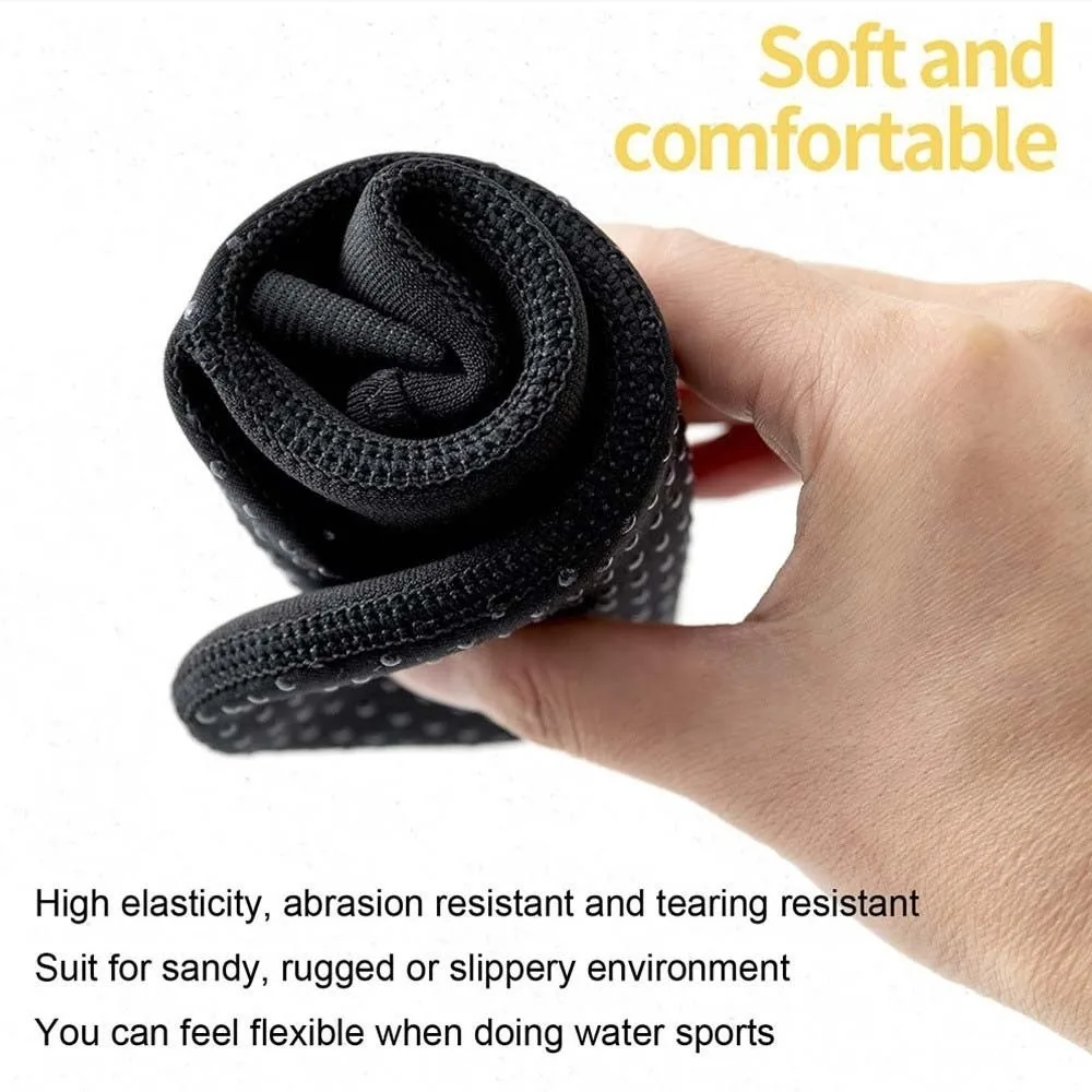 

1 пара аксессуаров для плавания, черные носки для дайвинга 3 мм, длинные неопреновые носки для взрослых, нескользящие гидрокостюмы 38-46, обувь для посадки