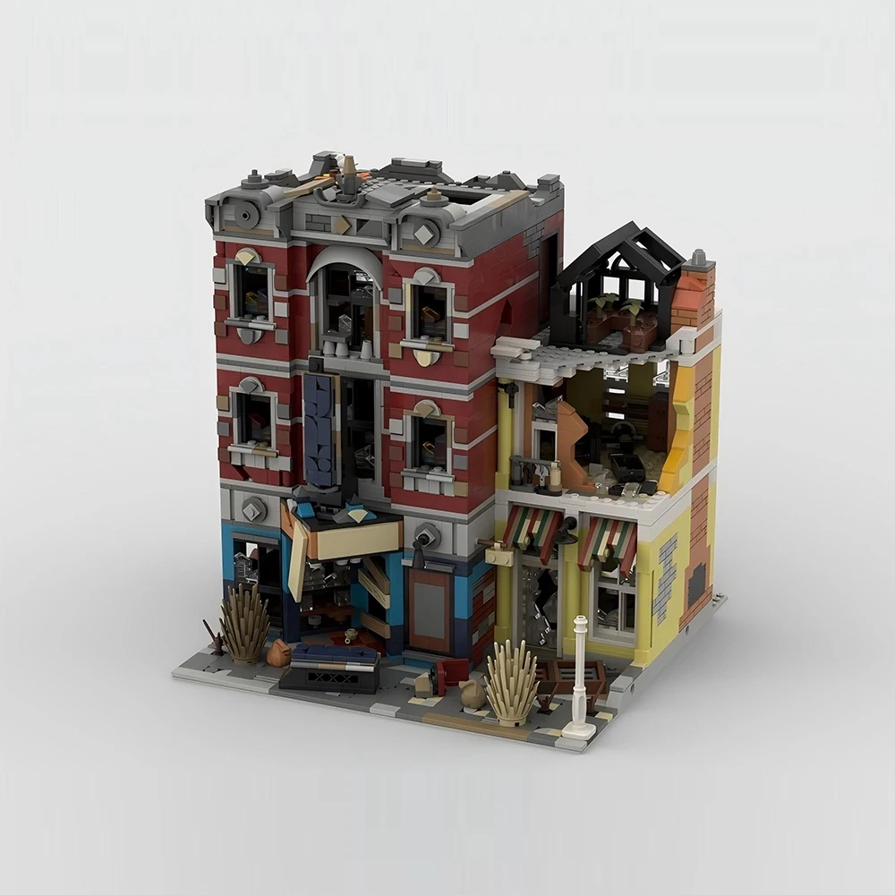 10312 Apocalyps Jazz club Modulaire MOC Creatieve street view Model Bouwstenen Architectuur Onderwijs Assemblage Model Speelgoed Gift