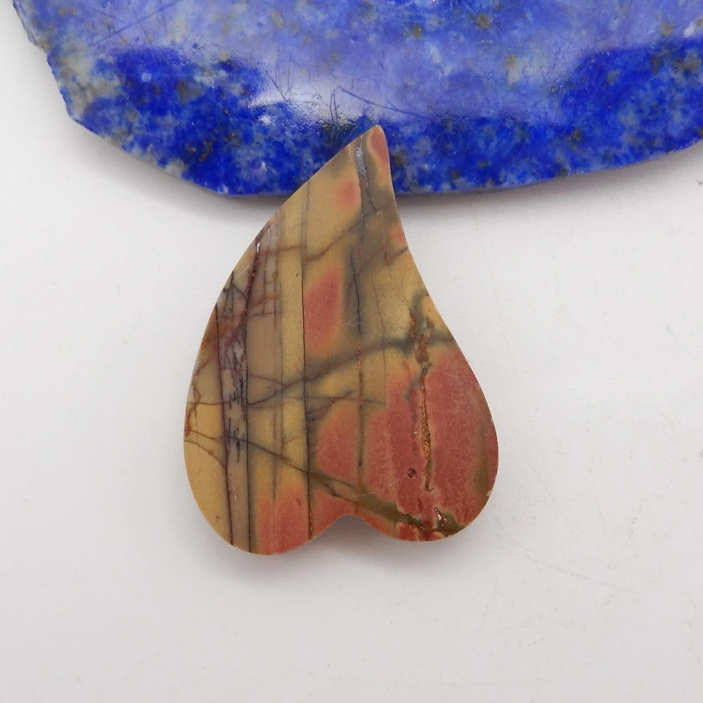 Natural Multi-Color Picasso Jaspe Hand-Carved Pendant,Fashion Jewelry For Women Beads Jewelry Gemstone Birthday Gift