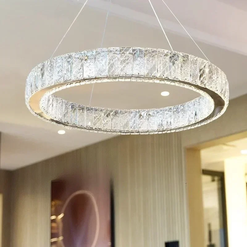 

Роскошная хрустальная люстра для спальни, спальни, гостиной светильник, Современная Минималистичная Люстра для ресторана