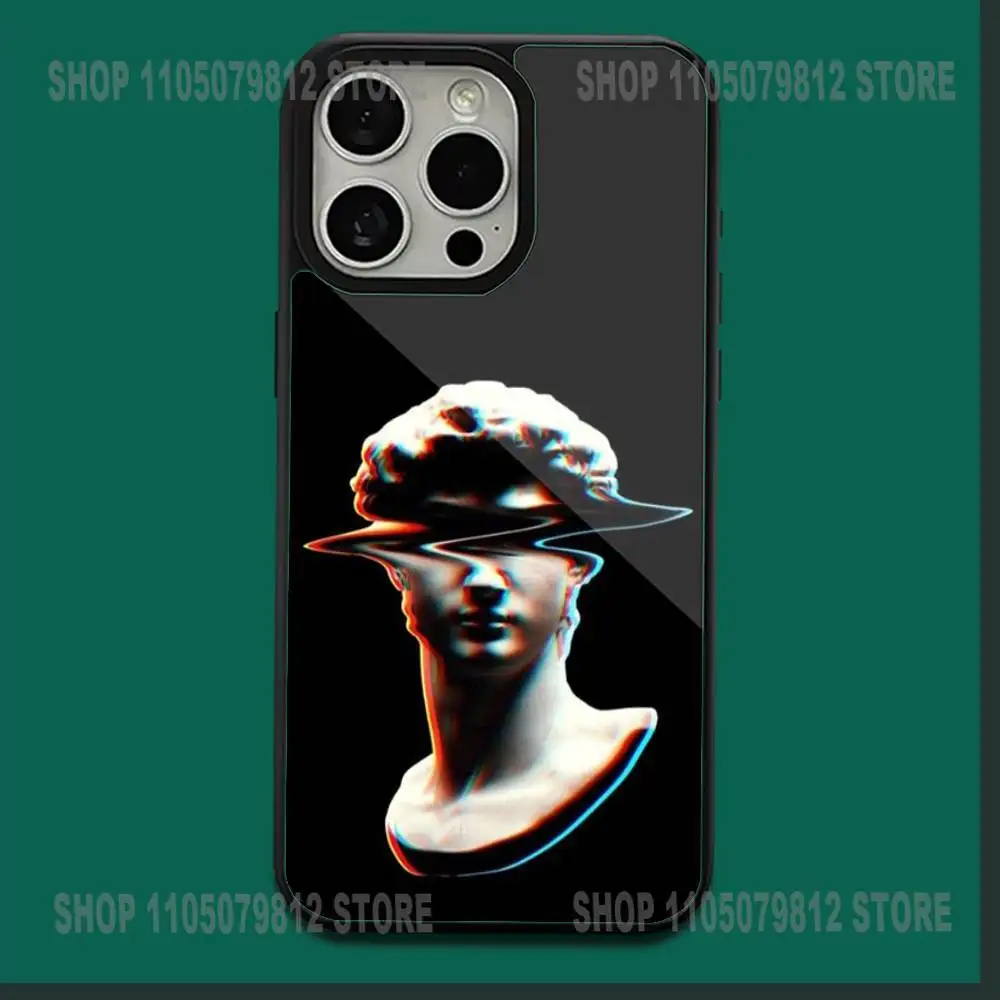 Art Aesthetic Statue of David Phone Case For iPhone 17,16,15,14,13,12,11,Plus,Pro,Max,Mini Magesafe Magnetic Wireless Charge
