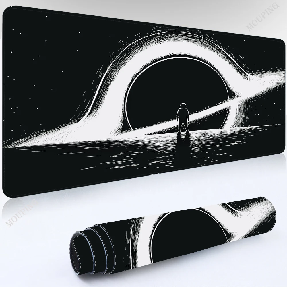 

Mausepad Black Desk Pad Setup Gamer Accessories Keyboard Rug Mouse Pad Anime Pad on The Table Desk Mat Art Table Mouse Carpet